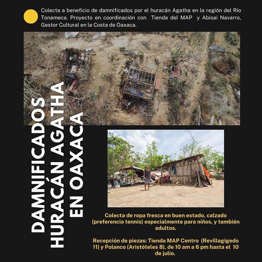 COLECTA POR DAMNIFICADOS DEL HURACÁN AGATHA