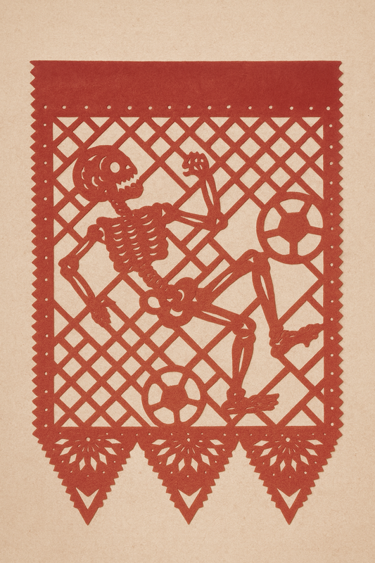 Papel Picado Futbol (10 páneles)