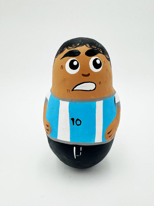 Maradona Jugador Bailarín Maché