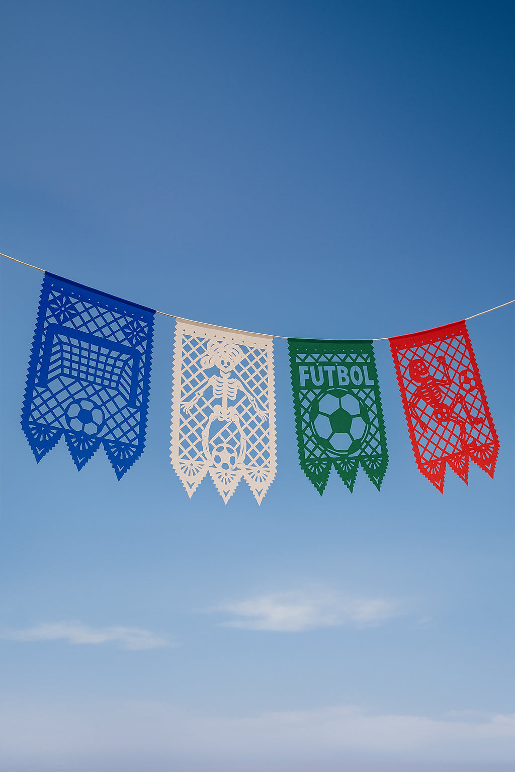 Papel Picado Futbol (10 páneles)