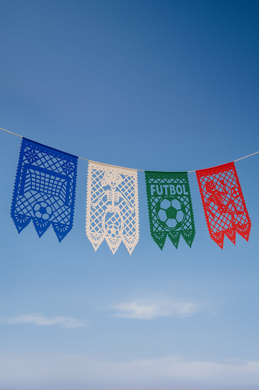 Papel Picado Futbol (10 páneles)