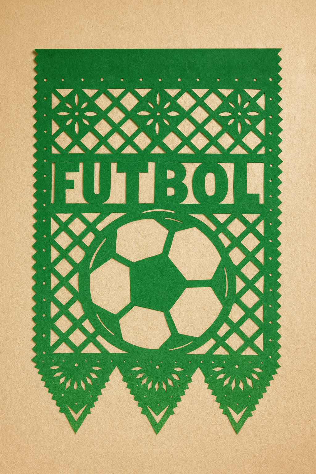 Papel Picado Futbol (10 páneles)