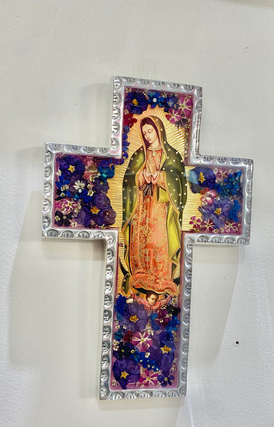 Cruz Barroca Virgen de Guadalupe
